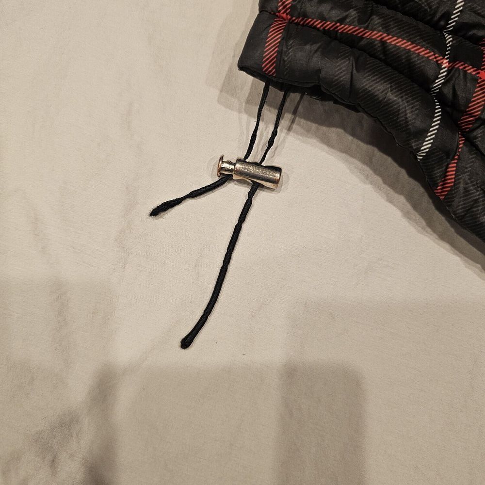 Lauren‎ Ralph Lauren Full Zip Puffer Jacket Plaid Black Womens Size M - Picture 3 of 16